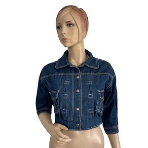 Vintage London Fog Rock ‘n Roll Denim Jacket Large 6X